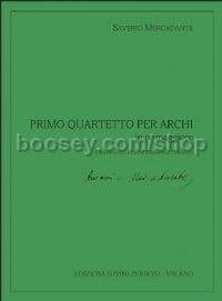 Quartetto per Archi N. 1 in re maggiore (Set of Parts)